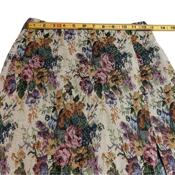 Wild Fable Coquette Romantic Floral Garden Mini Jacquard Tapestry Y2K Miniskirt - Picture 6 of 14